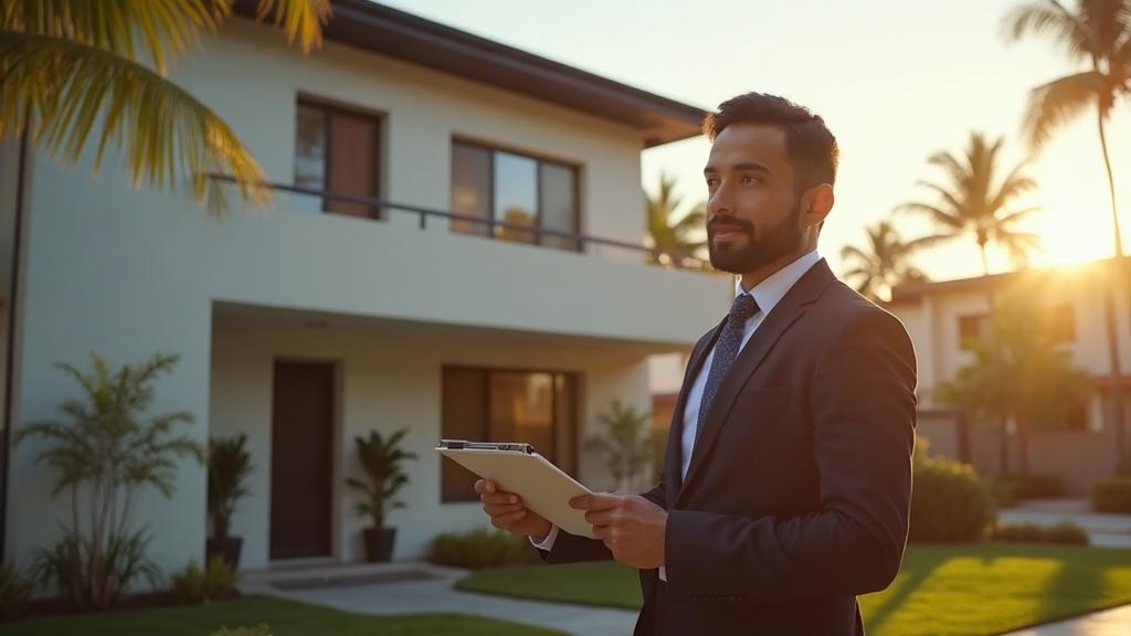 Professional real estate appraiser inspecting a residential property in San Jose, CA